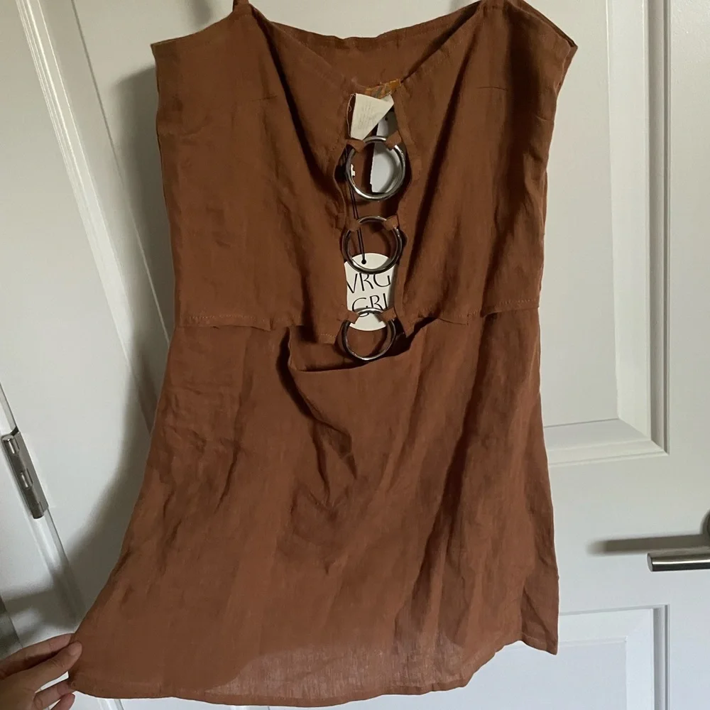VRG GRL linen mini dress - Picture 4 of 6
